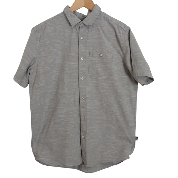 The North Face Other - The North Face Men’s Gray Check Short Sleeve Button Up Shirt Size Large.